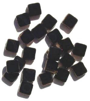 25 6x6x3mm Black with Bronze Edge Windows