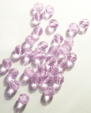25 8mm Faceted Alexandrite Firepolish Beads