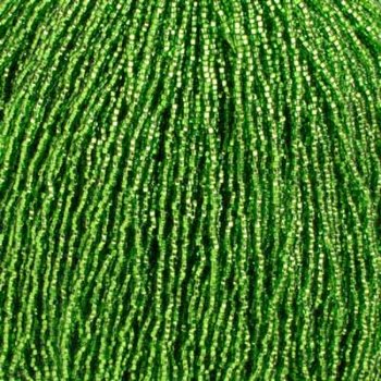 1 Hank of 11/0 Silver Lined Chartreuse