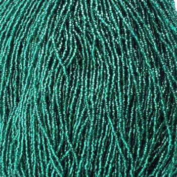1 Hank of 11/0 Silver Lined Teal Seed Beads