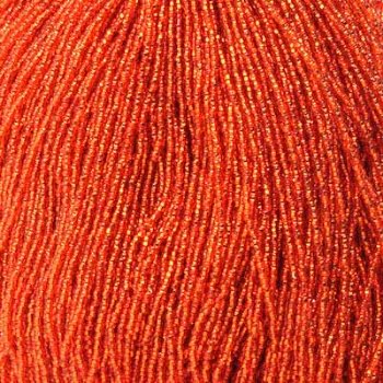 1 Hank of 11/0 Silver Lined Orange