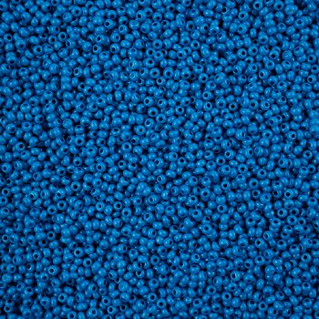 50 Grams of 11/0 Opaque Blue Terra Intensive Seed Beads