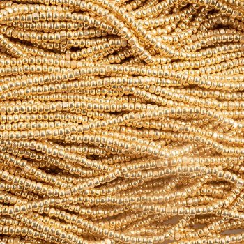 10 Grams 13/0 Charlotte Seed Beads - Metallic Gold