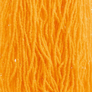 10 Grams 13/0 Charlotte Seed Beads - Opaque Light Orange