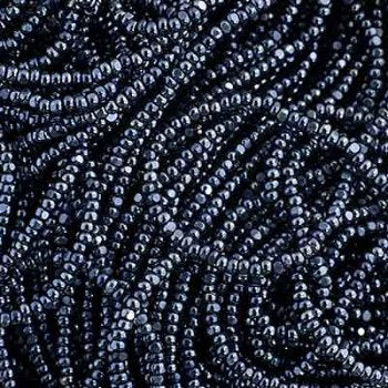 10 Grams 13/0 Charlotte Seed Beads - Metallic Gunmetal
