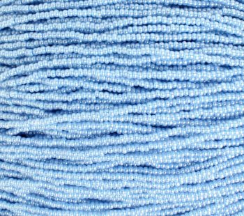 1 Hank of 11/0 Light Blue Pearl Seed Beads