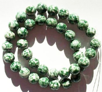 16 inch strand of 10mm Round Tree Agate