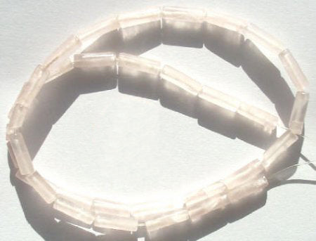 16 inch strand of 13x4mm Rose Quartz Cylinders