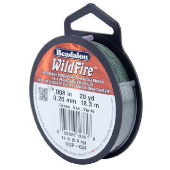 Beadalon Wildfire .008 Inch 20yds Green
