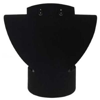 Flocked Black Flexible Necklace Stand