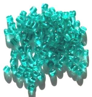 100 4mm Transparent Blue Zircon Cube Beads