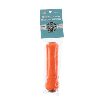 20 Yard Spool 70lb Gudebrod Neon Orange Sinew