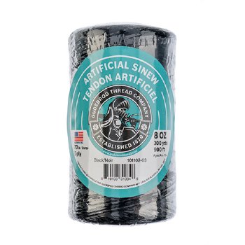900 Feet Spool 70lb Gudebrod Black Sinew