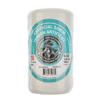 900 Feet Spool 70lb Gudebrod White Sinew
