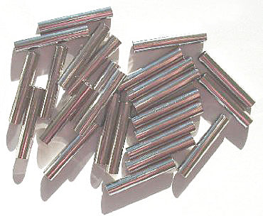 25 25x5mm Nickel Tubes