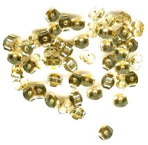 50 5x7mm Gold Butterfly Clutch