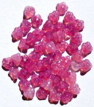50 5mm Milky Pink Opal Baby Bell Flower Beads