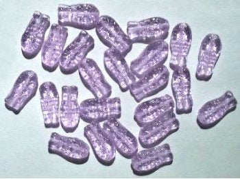 25 15mm Transparent Alexandrite Fish Beads