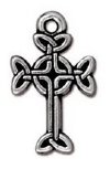 1 18.5x11.25mm TierraCast Antique Silver Medium Celtic Cross