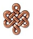 1 11.2x9.4mm TierraCast Antique Copper Eternity Link