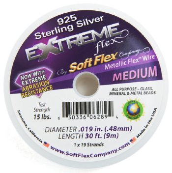30ft of Sterling Silver Soft Flex .019 in. Medium