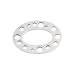 SS4071  1 Sterling 20x15mm Flat Oval with Holes Connector