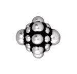 1 8.5mm TierraCast Antique Silver Pamada Bead