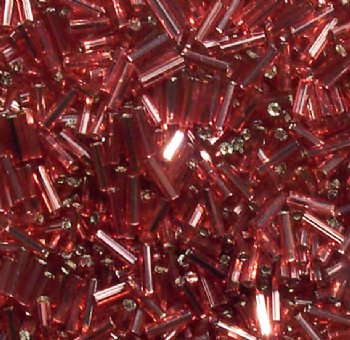 50g #3 Bugle Silver Lined Dusty Rose
