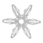 50, 10x25mm Acrylic Crystal Paddle Wheel Beads