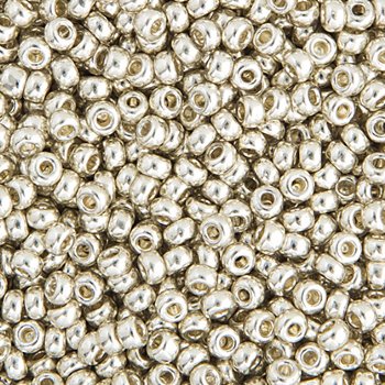 SB8-1051 22g of Galvanized Silver 8/0 Miyuki Seed Beads