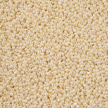 10 Grams 11/0 Charlotte Seed Beads - Pearl Eggshell