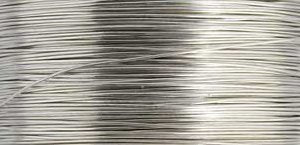 40 Yards of 28 Gauge Tinned Silver Artistic Wire