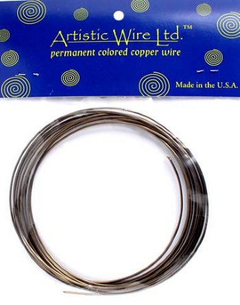 10 Feet of 16 Gauge Gunmetal  Antique Brass Artistic Wire