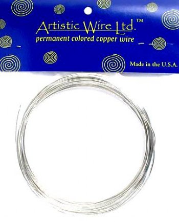 10 Feet of 16 Gauge Tinned Silver Over Copper Artistic Wire