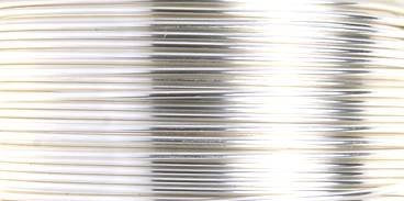 10 Yards of 22 Gauge Bright Silver Artistic Wire