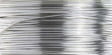 15 Yards of 22 Gauge Tinned Silver over Copper Artistic Wire