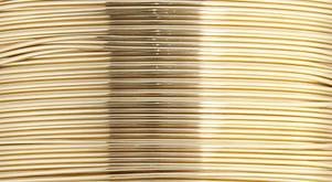 15 Yards of 26 Gauge Gold Artistic Wire