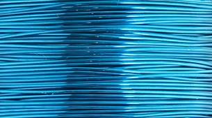 15 Yards of 26 Gauge Peacock Blue Artistic Wire