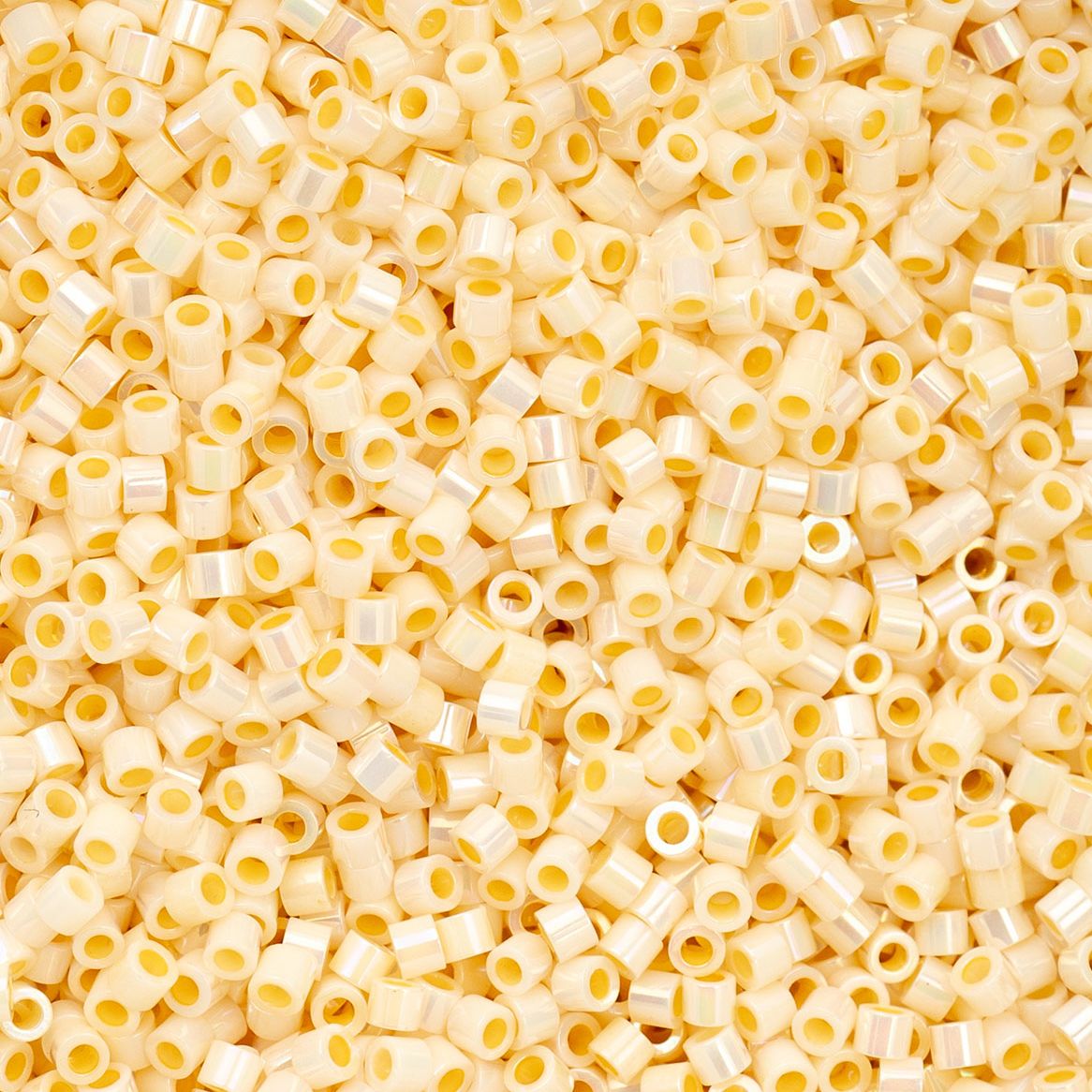 CY-1021 25 Grams of 11/0 Cream AB Cylin Seed Beads