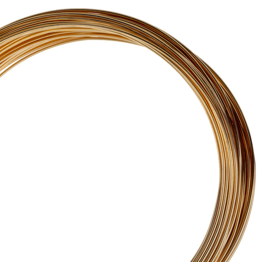 10 Meters of 22 Gauge Gold Plated German Non Tarnish Metal Complex Wire