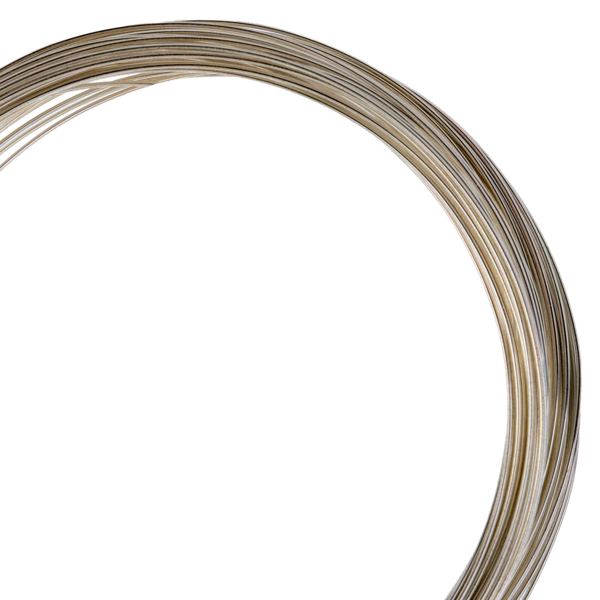 12 Meters of 24 Gauge Silver Plated German Non Tarnish Metal Complex Wire
