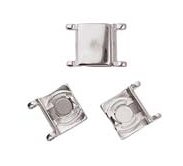 1, 9.5x13.3mm Axos II Antique Silver Magnetic Clasp for 11/0 Delica