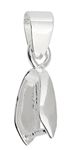 4, 22mm Beadalon Silver Plated Pinch Bails