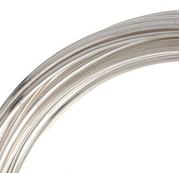2.2 Meters of 16 Gauge Beadalon German Style Silver Beading Wire