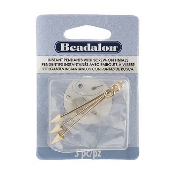 Beadalon Gold Cone Instant Pendant