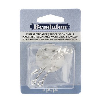 Beadalon Silver Cone Instant Pendant