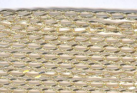 1 Meter of 11x4mm Gold Tone Chain