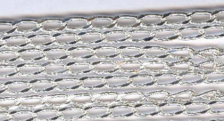 1 Meter of 11x4mm Silver Tone Chain