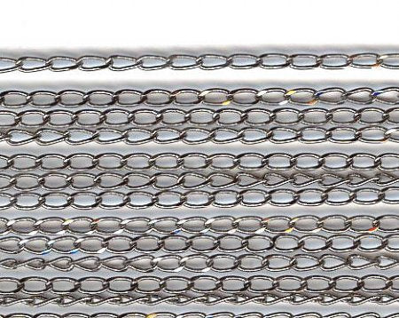 1 Meter of 3x2mm Gunmetal Chain