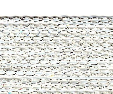 1 Meter of 3x2mm Silver Plated Chain